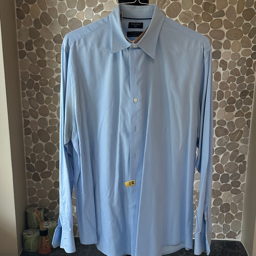 Dockers Sky Blue Dress Shirt XL